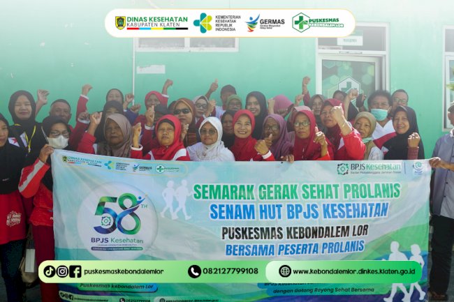 Semarak HUT BPJS Kesehatan ke-58, Puskesmas Kebondalem Lor Gelar Kegiatan Prolanis