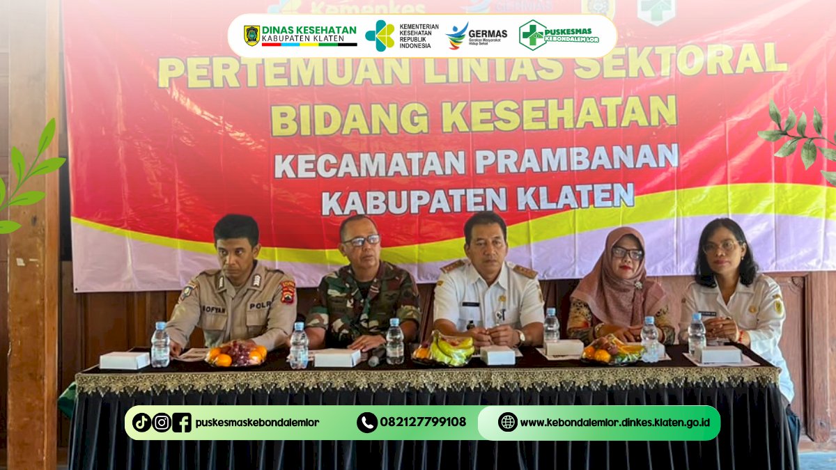 Puskesmas Kebondalem Lor Gelar Lokakarya Lintas Sektoral Bersama Kecamatan dan Mitra Kerja